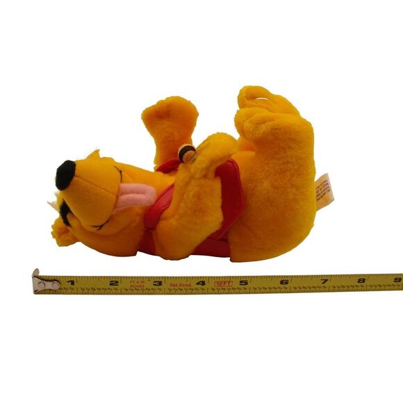 Vintage Nanco Yellow Honey Bear 1998 Honey Bee Red Vest Plush Animal Toy 7” - Picture 5 of 8